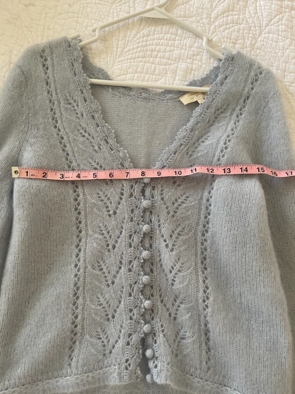 Sézane Angelo Cardigan in Blue Size S Like New - Picture 5 of 9
